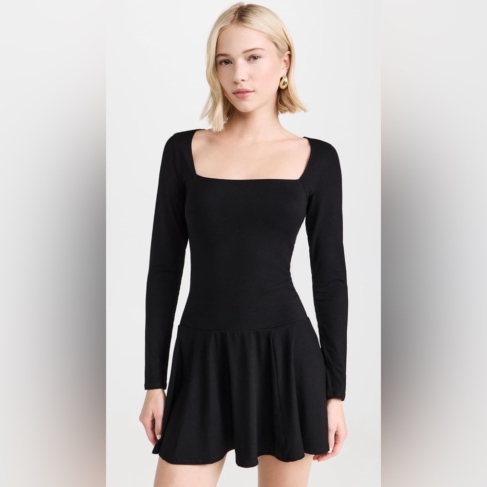 Reformation Coen Knit Dress in Black